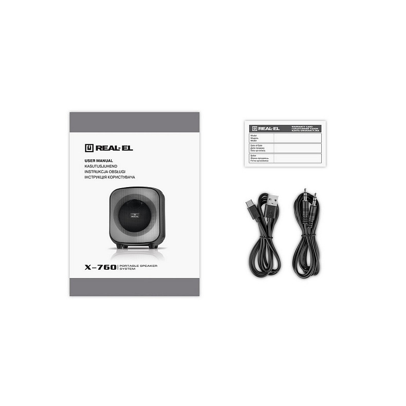 Акустична система REAL-EL X-760 Black