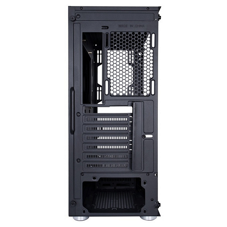 Корпус 1stPlayer X5-BK-4F1 Black без БП