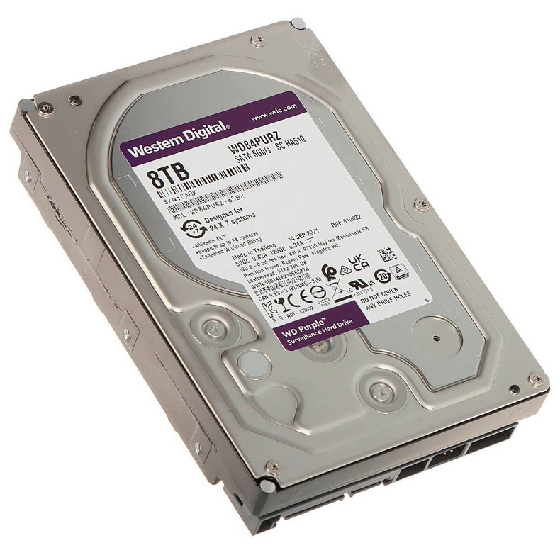 Жесткий диск WD Purple Surveillance 8 TB (WD84PURZ)