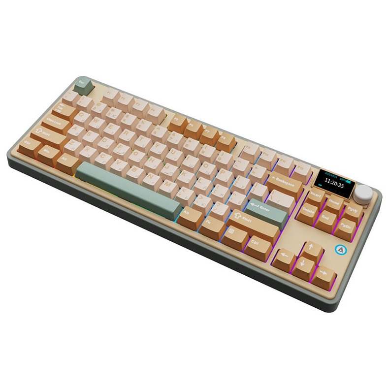 Клавіатура Ajazz AK870 Jasmine Switch Yellow (AK870-JS-YWG)