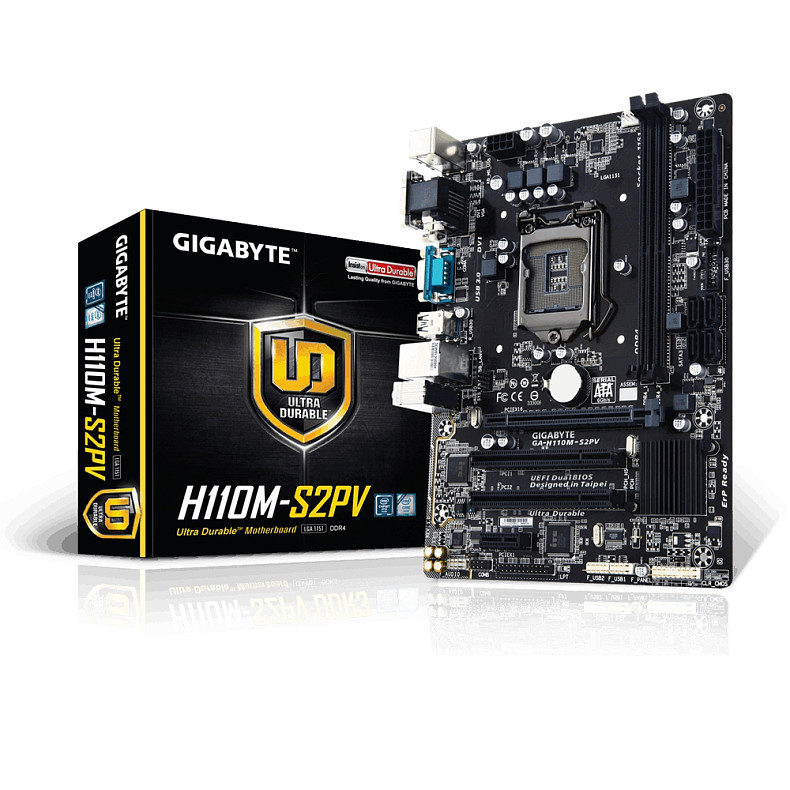 Материнская плата GIGABYTE GA-H110M-S2PV