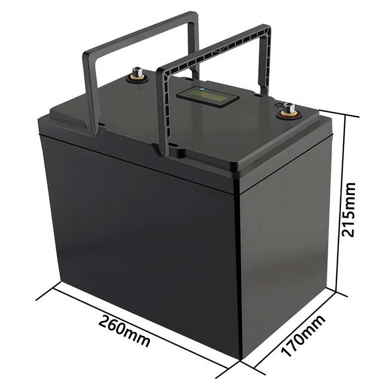 Акумуляторна батарея LiitoKala LiFePO4 12V100Ah, LCD