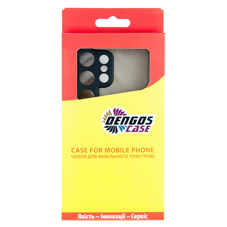 Чeхол-накладка Dengos Matt для Samsung Galaxy S25 Ultra SM-S938 Black (DG-TPU-MATT-164)