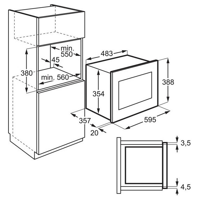 Микроволновая печь встроенная ELECTROLUX LMS4253TMK