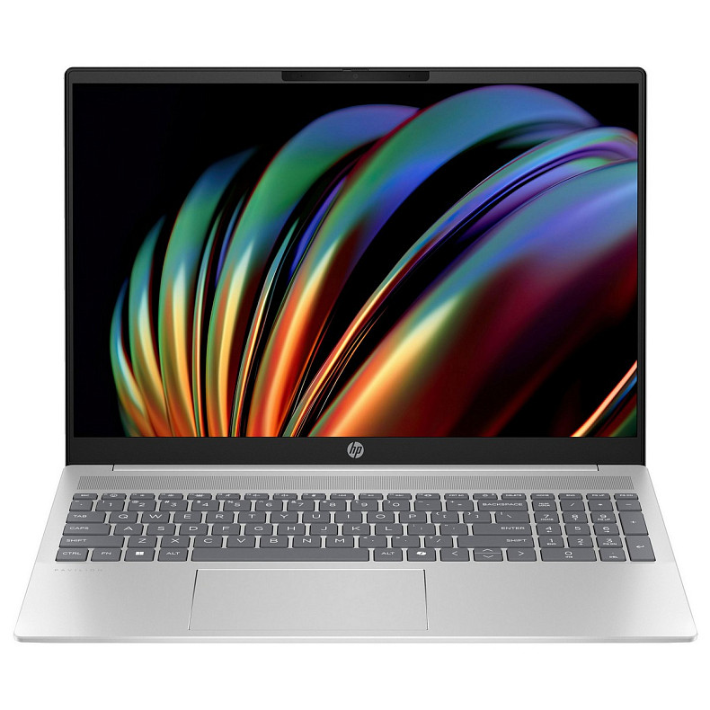 Ноутбук HP Pavilion 16-af0006ua 16" WUXGA IPS AG, Intel U5-125U, 16GB, F1024GB, UMA, DOS, сріблястий