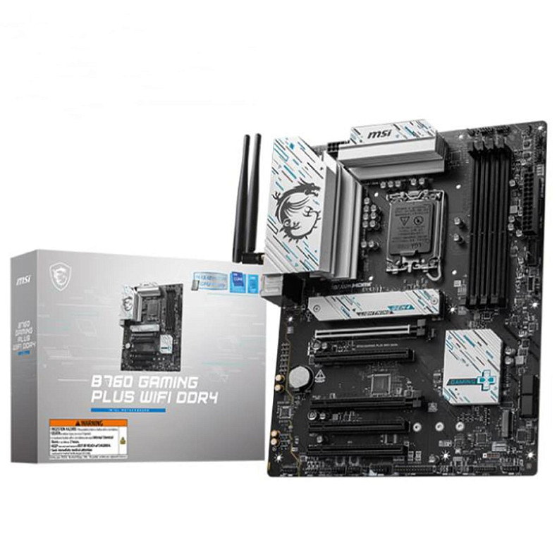 Материнська плата MSI B760 S1700 ATX B760 GAMING PLUS WIFI DDR4