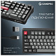 Клавиатура GamePro Asgard Drakkar Keychron Super Red Switch Black (MK305BK)