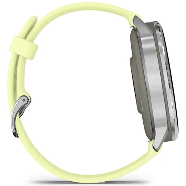 Смарт-часы GARMIN Venu 4 45 mm Silver with Citron Silicone band (010-03014-02)