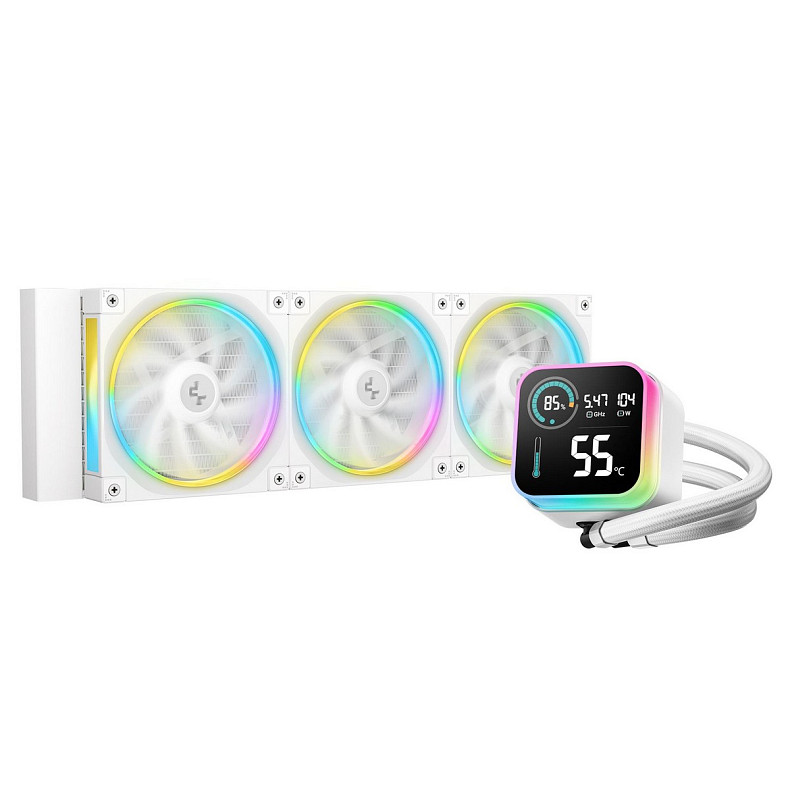 Система водяного охлаждения DeepCool LQ360 White (R-LQ360-WHDSMC-G-1)