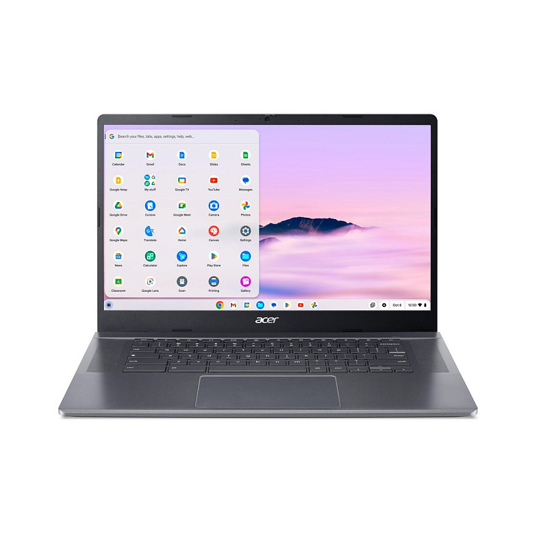 Ноутбук Acer Chromebook Plus CB515-2H 15" FHD IPS, Intel i5-1235U, 16GB, F512GB, UMA, ChromeOS, сіри