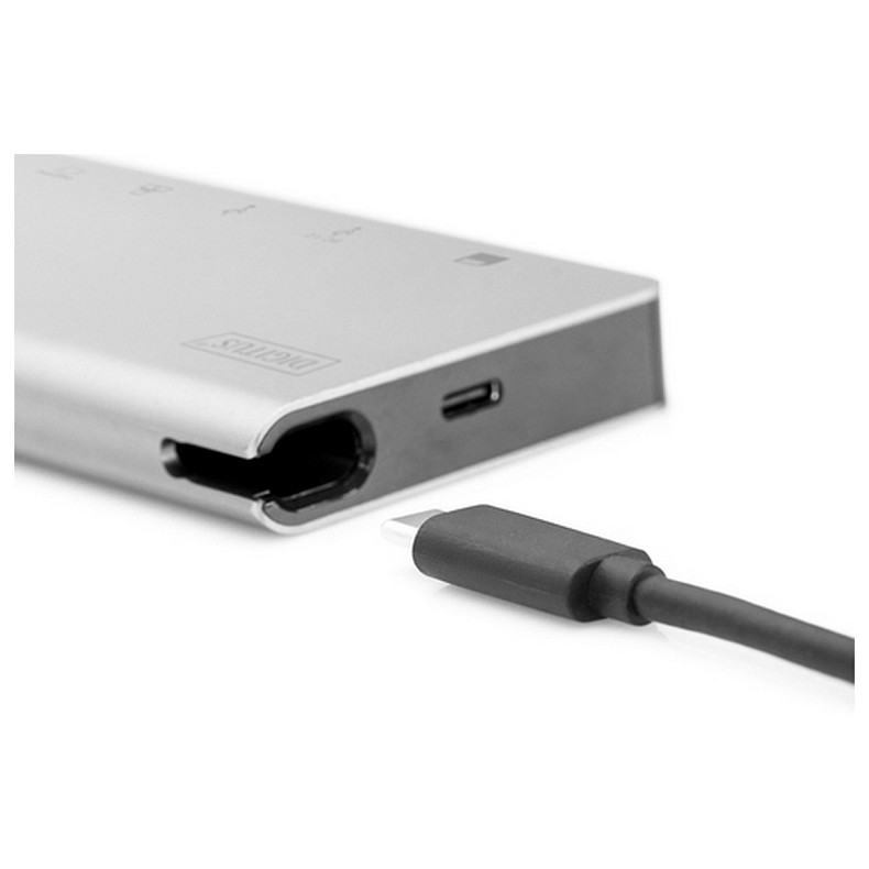 Док-станція DIGITUS Travel USB-C, 8 Port (DA-70866)