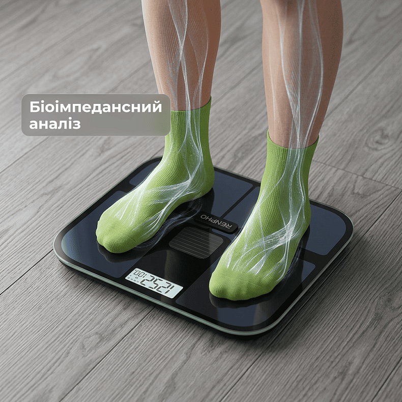 Розумні ваги RENPHO Elis Solar 2 Smart Body Scale - Black