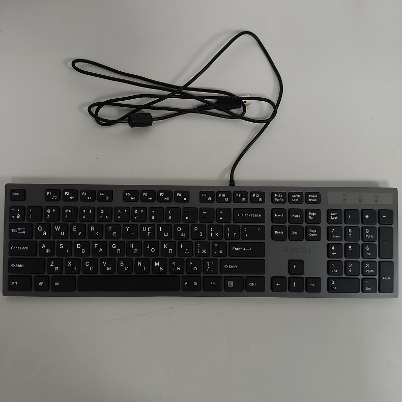 Клавиатура А4Tech KV-300H Grey/Black USB - Уценка