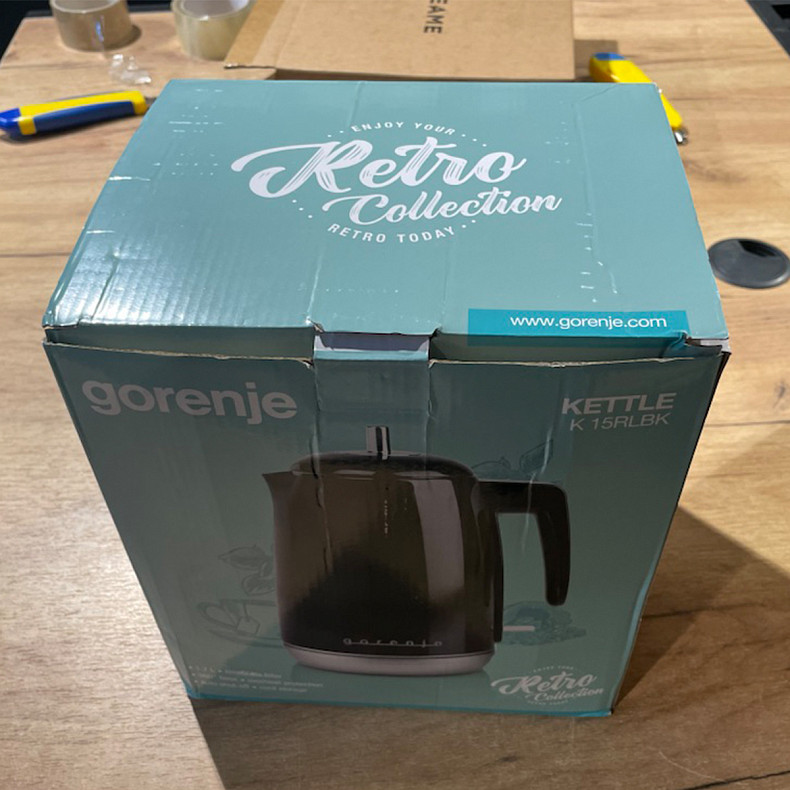 Электрочайник Gorenje K 15 RLBK - Повреждена упаковка