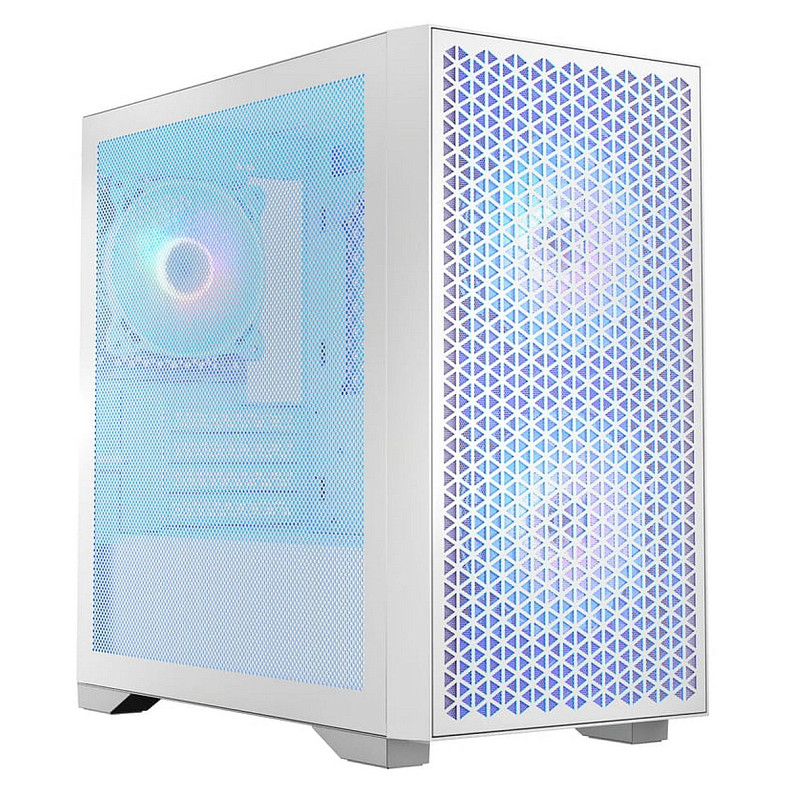 Корпус LogicConcept dart pro argb mini white mesh fans 3x120mm без БЖ mATX