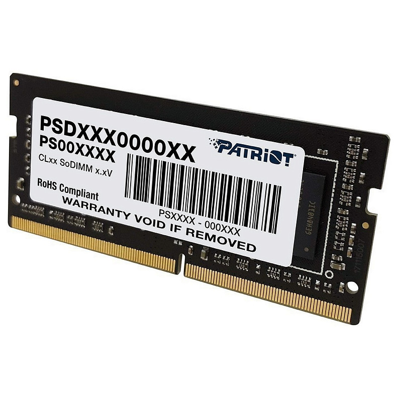 Модуль пам'яті SO-DIMM 8GB/2666 DDR4 Patriot (PSD48G26662S)