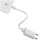 Кабель ColorWay USB-MicroUSB, 0.25м White (CW-CBUM-MUM25W)