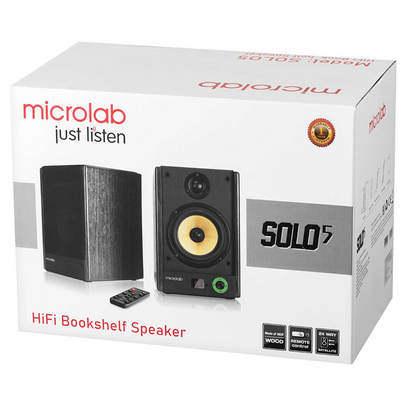 Акустическая система Microlab Solo 5 V2 Black (SOLO5_V2)