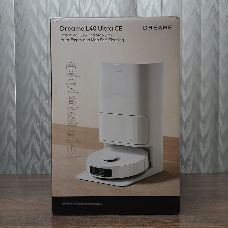 Робот-пилосос миючий Dreame L40 Ultra CE White - Уцінка