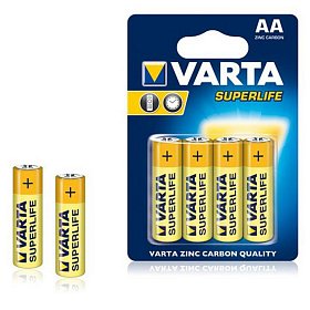 Батарейка Varta Superlife 2006 AA/LR06 BL 4шт, жовта