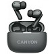 Bluetooth-гарнитура Canyon OnGo TWS-10 ANC ENC Black (CNS-TWS10BK)