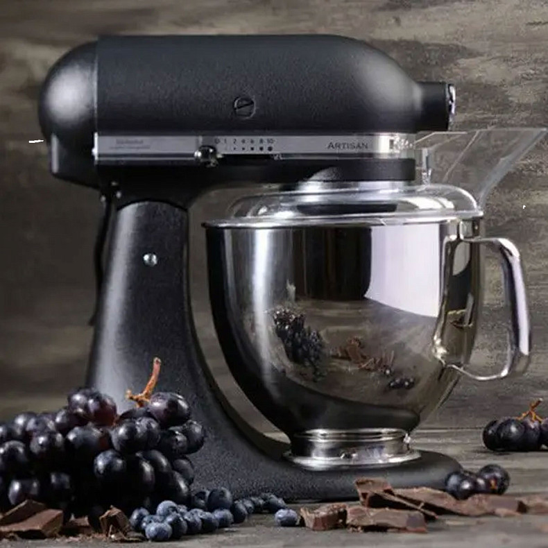 Кухонный комбайн KitchenAid Artisan 4,8 л 5KSM175PSEBK с откидным блоком цвет чугун