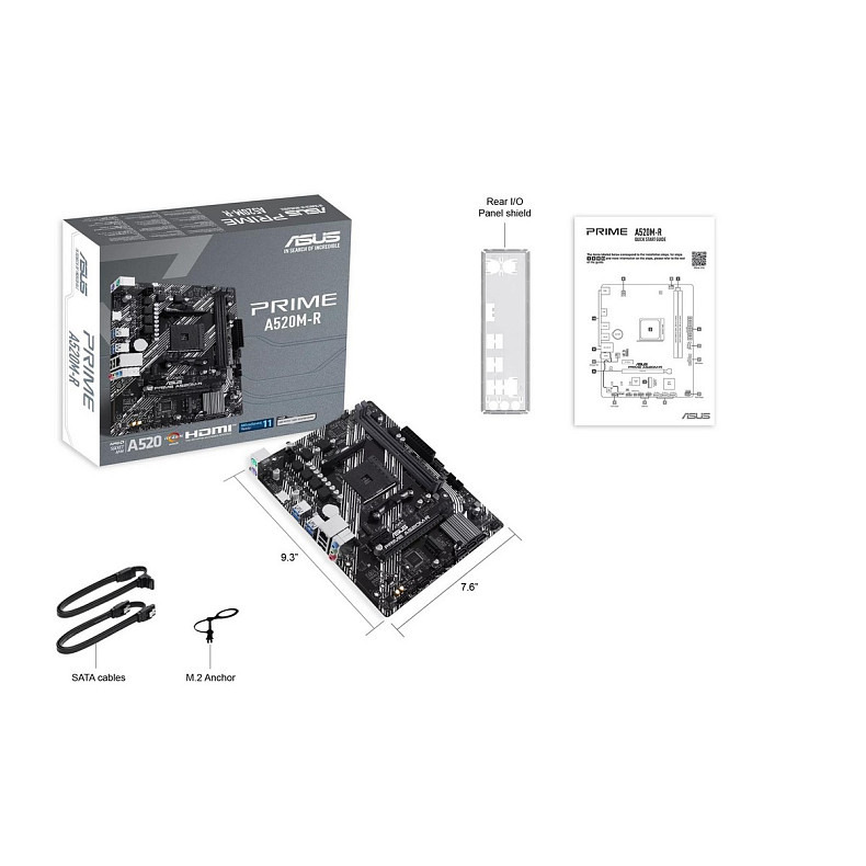 Материнская плата Asus Prime A520M-R Socket AM4