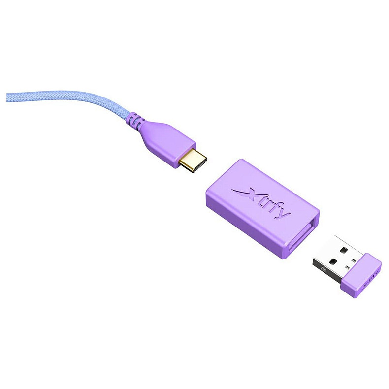 Мышка Xtrfy M8 WIRELESS Frosty Purple