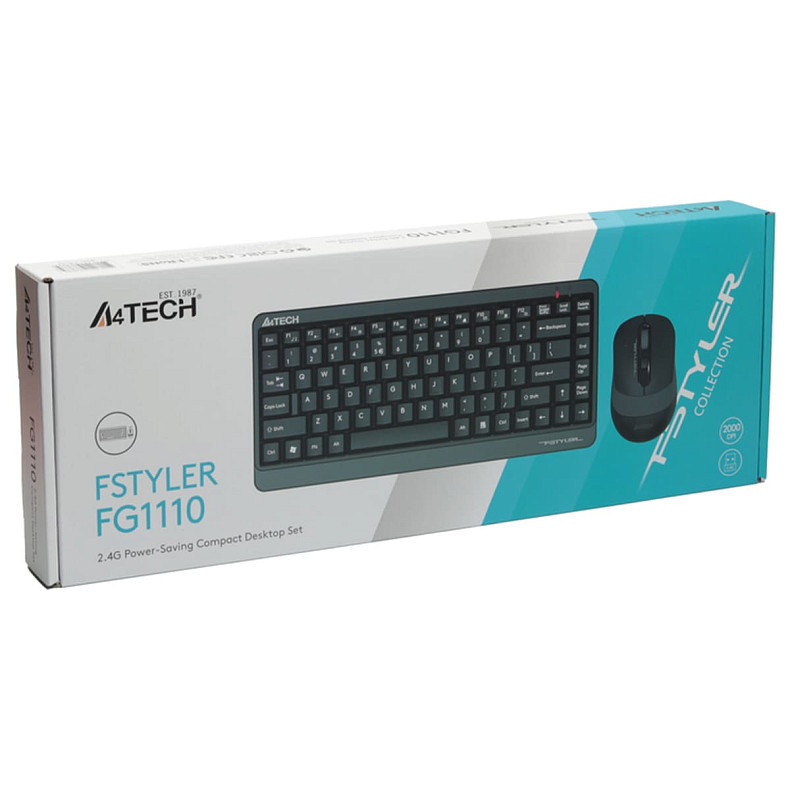Комплект A4Tech Fstyler FG1110 (Grey)