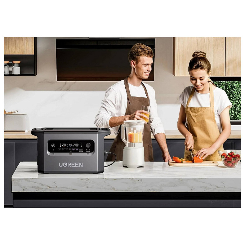 Зарядная станция Ugreen Power Roam GS2200/15357 2300Вт (2048Вт/ч) AC,MPPT,UPS,WIFI/BT