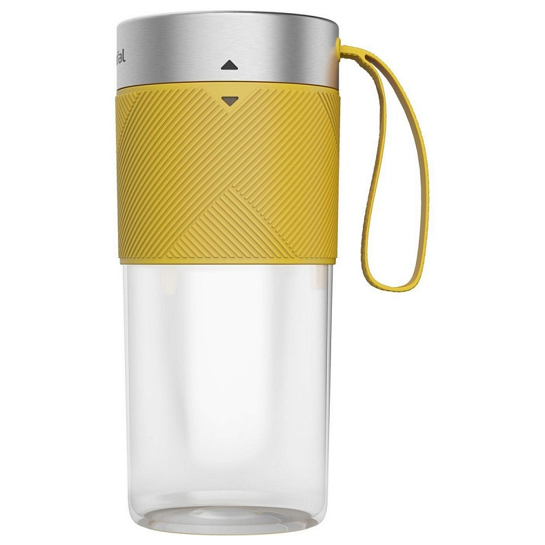 Блендер Tefal Lightmix портативний для смузі, чаша-300мл, USB, тритан, жовтий