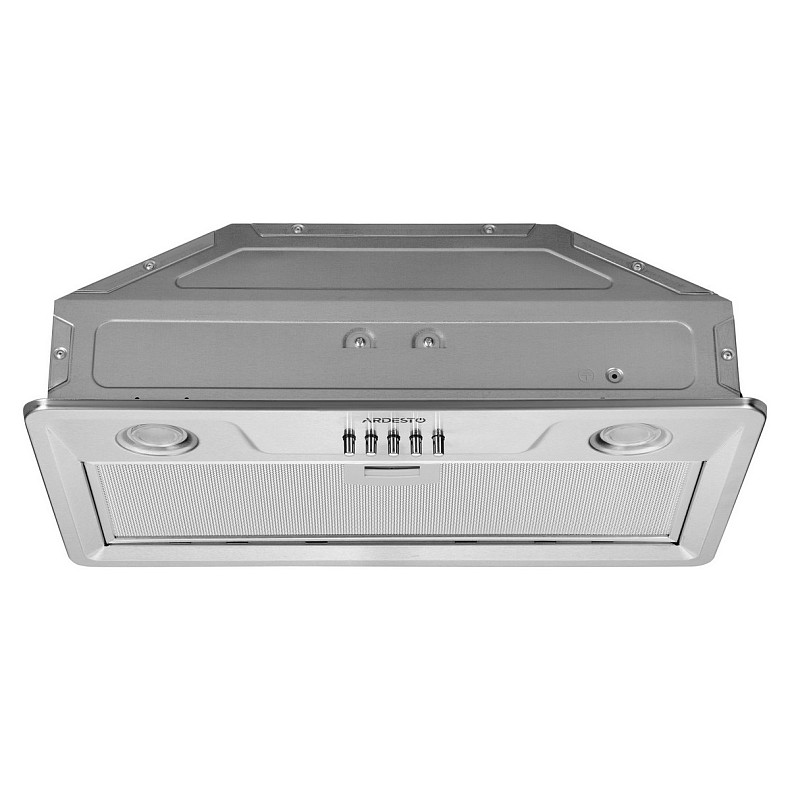 Витяжка Ardesto вбудована, 52см, 450м3ч, метал, 2х1Вт LED, кнопкове, нерж