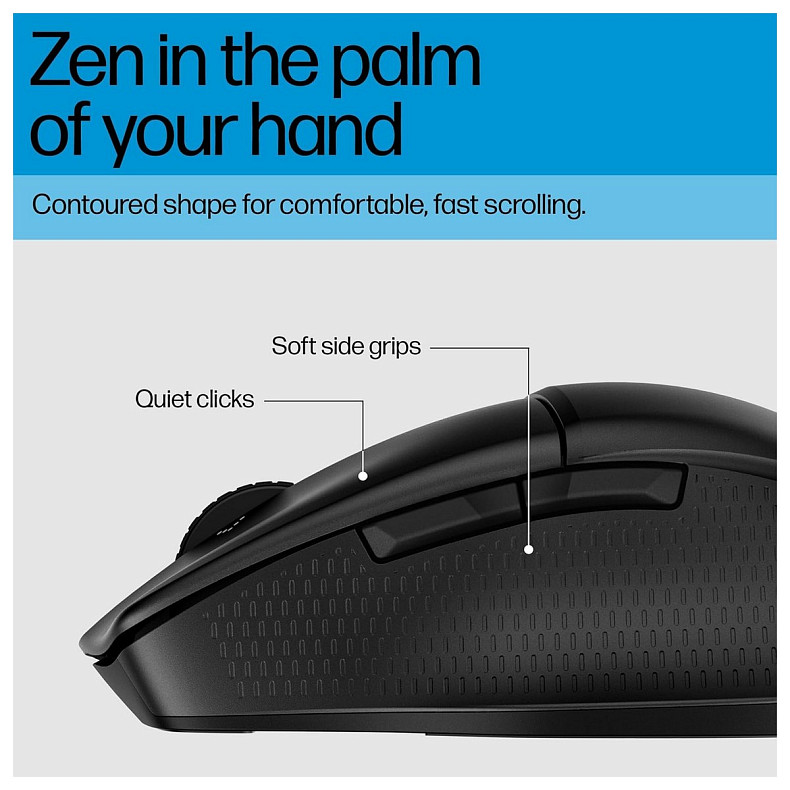 Мышь HP 480 Comfort, BT, черный