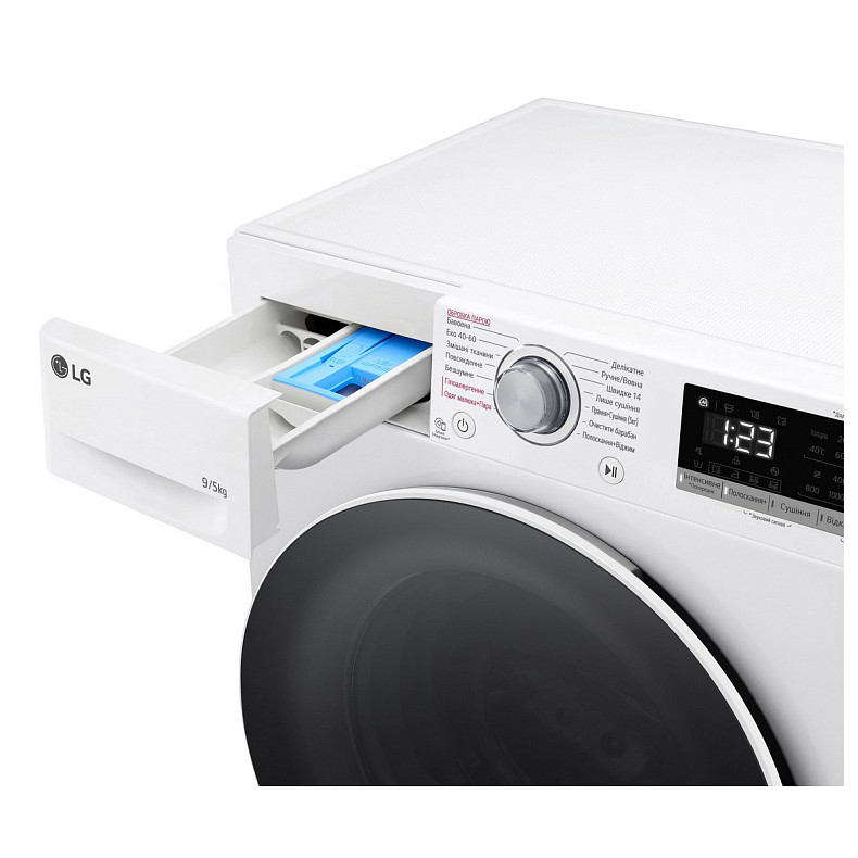 Прально-сушильна машина LG F2V3FG0W