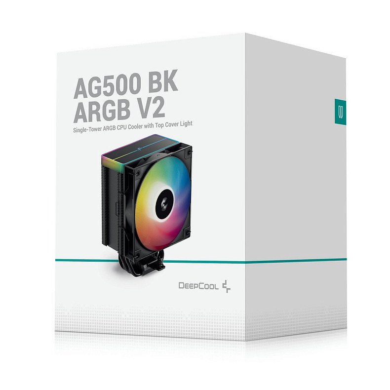 Кулер для процессора DeepCool AG500 BK ARGB V2 (R-AG500-BKAMMN-GJD)