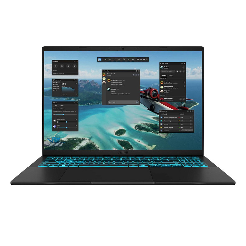 Ноутбук ASUS Vivobook 16 V3607VH-RP020 16" WUXGA, Intel 5 210H, 16GB, F512GB, NVD5050-8, NoOS, Черный