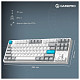 Клавиатура GamePro Asgard Ragnar Keychron Super Red Switch White (MK285WH)