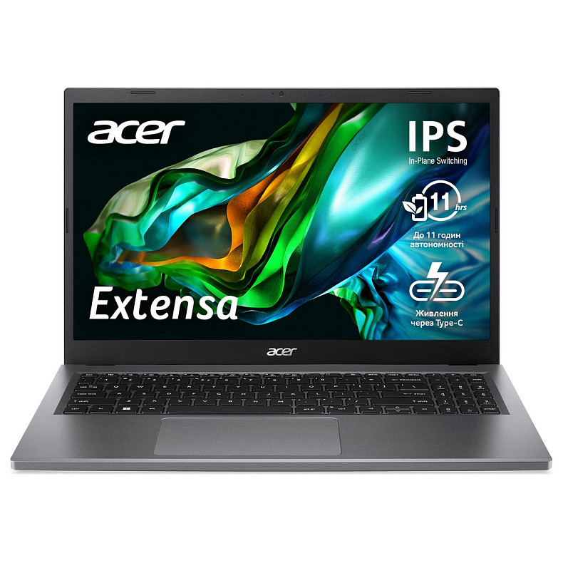 Ноутбук Acer Extensa 15 EX215-23-R373 (NX.EH3EU.01G) сталево-сірого кольору