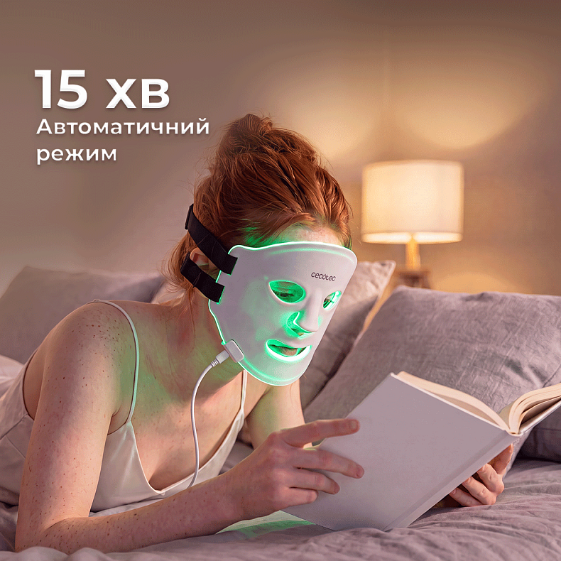LED-маска для обличчя CECOTEC FaceCare LUM (A01_EU01_124613)