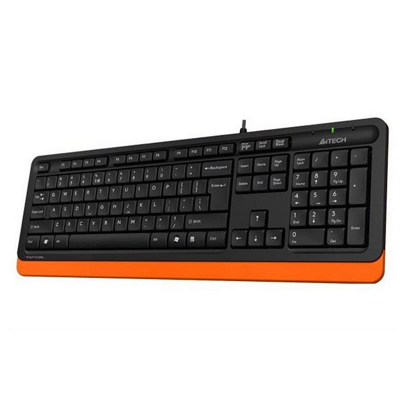 Клавіатура A4Tech FK10 Black/Orange USB