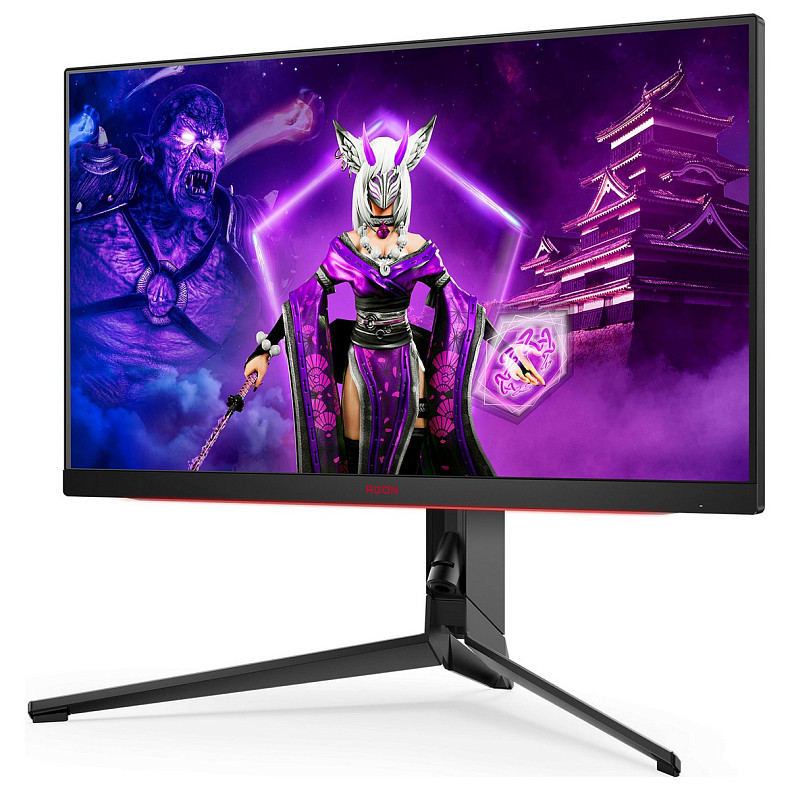 TFT 27" AOC AGON AG274QS, QHD, IPS, 300Гц, 1мс, 2x HDMI, 2x DP, USB-hub, HAS, Pivot, колонки, чорний