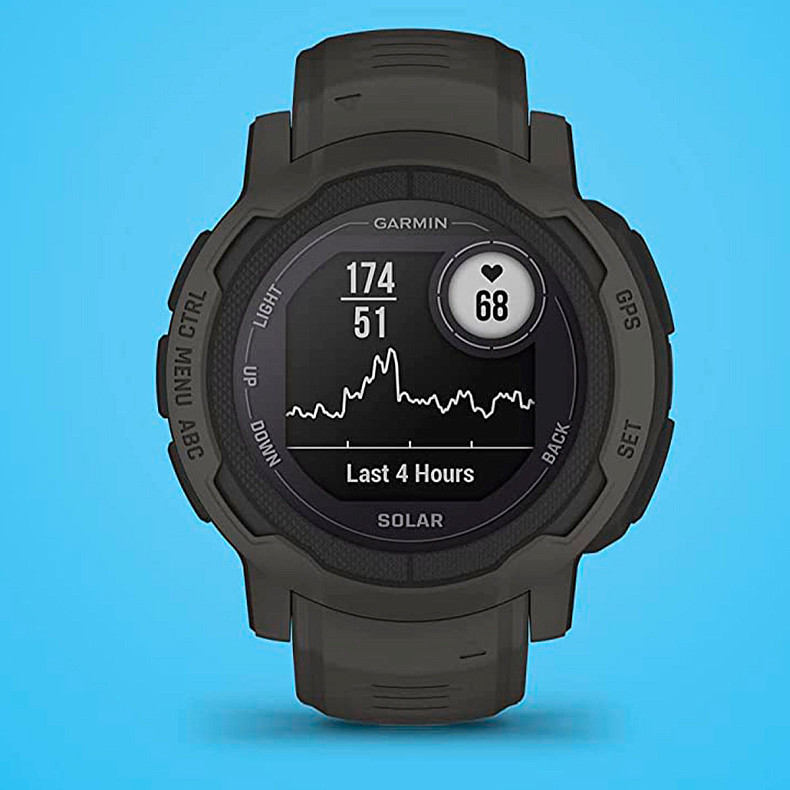 Спортивные часы Garmin Instinct 2 Solar Graphite Gray