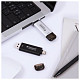 Портативний SSD Transcend 512GB USB 3.1 Gen 2 Type-A + Type-C ESD310 Чорний
