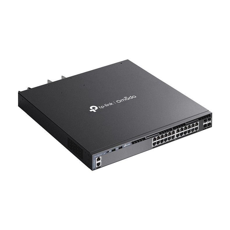 Коммутатор TP-LINK SG6428XHP 24xGE (24xPoE), 4xSFP+, 720Вт, Управляемый L3