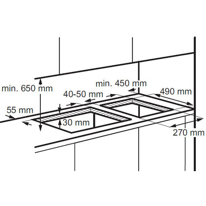 Варочная поверхность газовая Electrolux EGG3322NVX