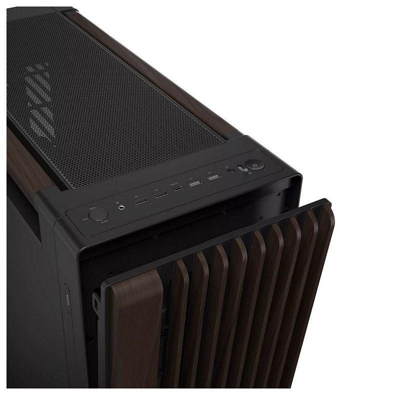 Корпус Asus ProArt PA602 Walnut Wood Metal Panel Modern Black (90DC00J0-B09040)