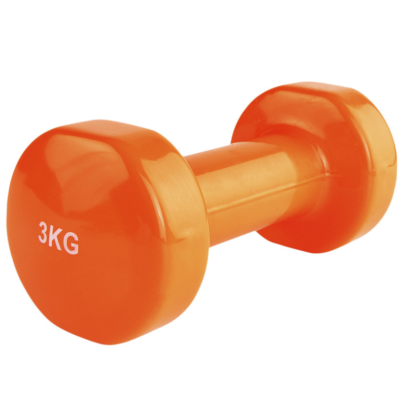 Гантель виниловая Stein 3.0 кг / шт/ оранжевая