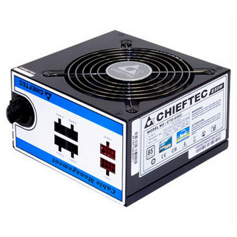 Блок Живлення Chieftec CTG-750C, ATX 2.3, APFC, 12cm fan, КПД &gt;85%, modular, RTL