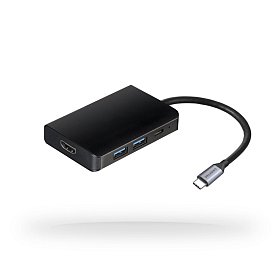 Док-станция USB3.1 Type-C --> HDMI/USB 3.0x2/PD 60W 5-in-1 DSC-501 CHIEFTEC