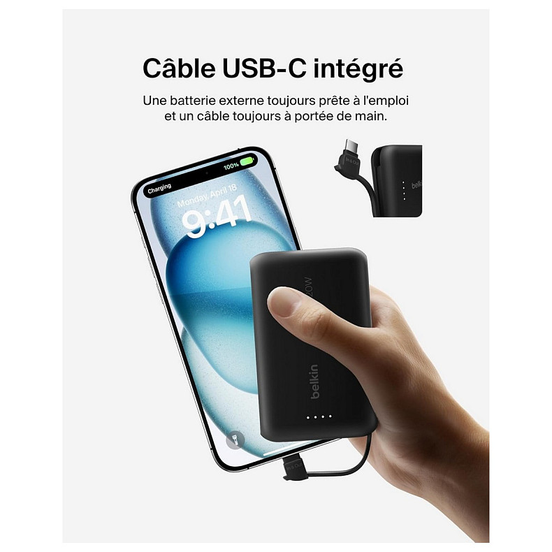 Универсальная мобильная батарея Belkin Boost Charge 10000mAh Black (BPB021HQBK)
